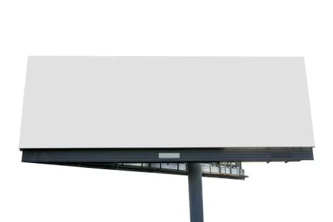 Blank billboard Foto stock