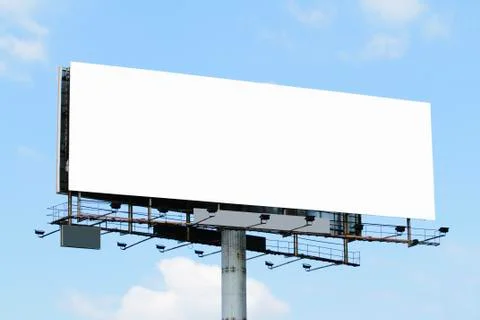 Blank billboard Stock Photos