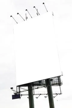 Blank billboard Foto stock