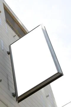 Blank billboard Foto stock