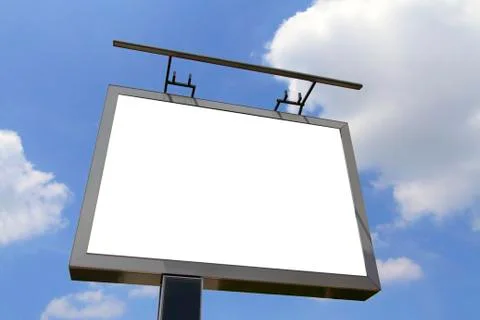 Blank billboard Stock Photos