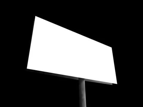 Blank billboard Stock Photos