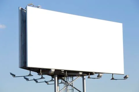 Blank billboard Фото