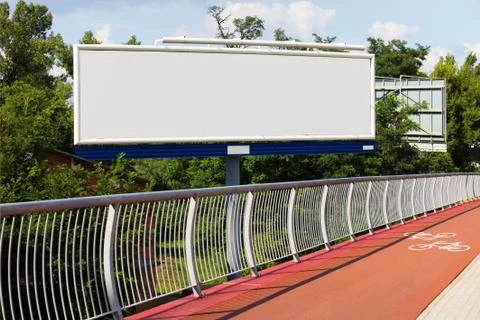 Blank Billboard 스톡 사진