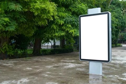Blank billboard Stock Photos