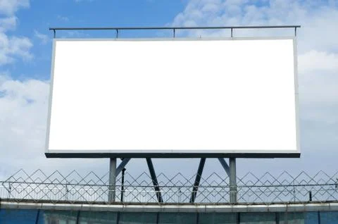 Blank billboard Stock Photos