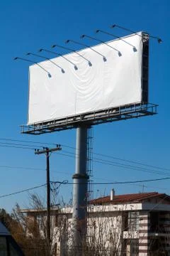 Blank billboard Stock Photos