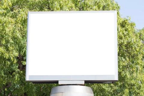 Blank billboard Фото