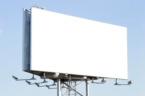 Blank billboard Stock Photos