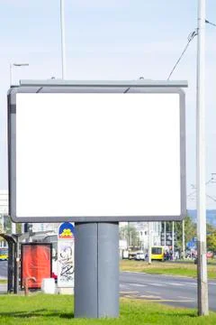 Blank billboard Фото