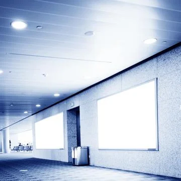 Blank billboard Stock Photos