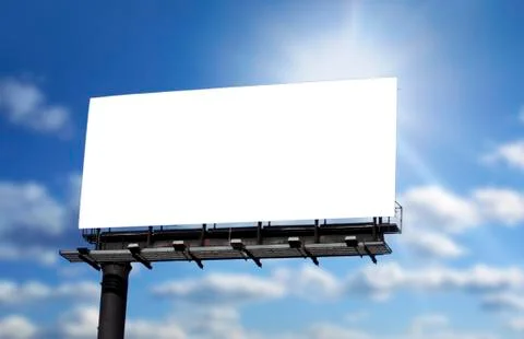Blank billboard Stock Photos