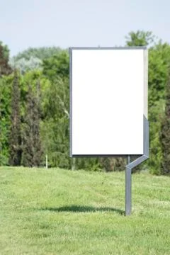 Blank billboard Stockfoto's