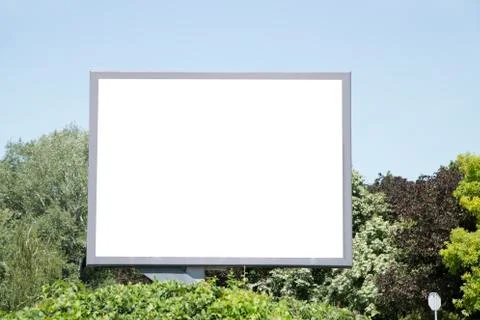 Blank billboard Фото
