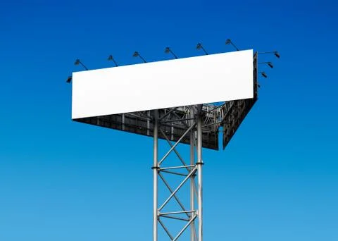 Blank Billboard 库存照片