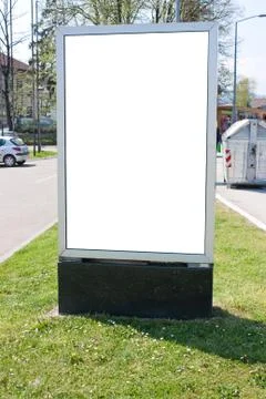 Blank billboard Stock Photos
