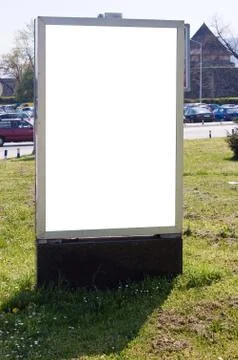 Blank billboard Stock Photos