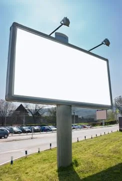 Blank billboard Stock Photos