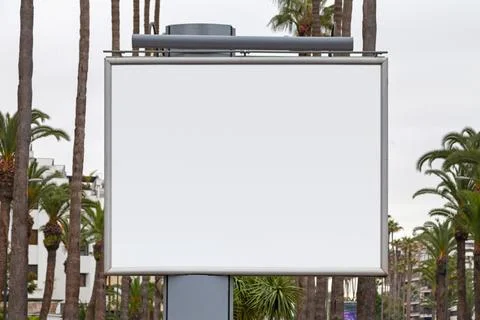 Blank billboard Stock Photos