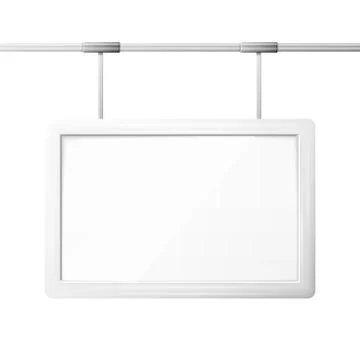 Blank billboard screen Stock Illustration
