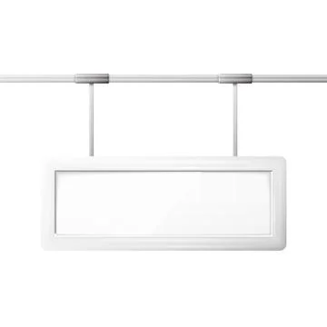 Blank billboard screen Illustrazione stock