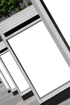 Blank billboards Stock Photos