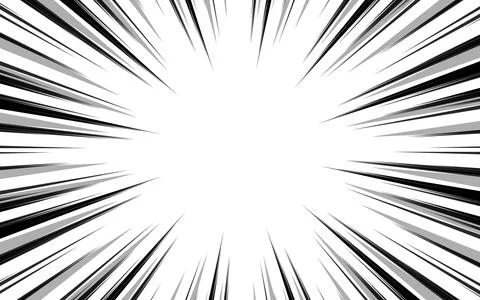 Blank black and white comic abstract background template. Illustrazione stock