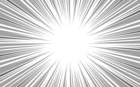 Blank black and white comic abstract background template. Stock Illustration