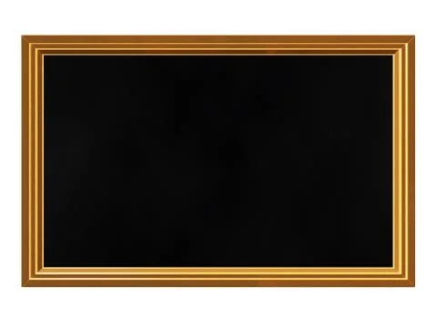 Blank Black Board Stock Illustration