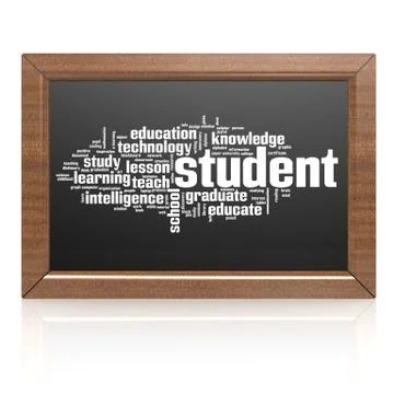 Blank blackboard Stock Illustration