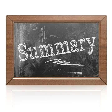Blank blackboard Stock-Illustration