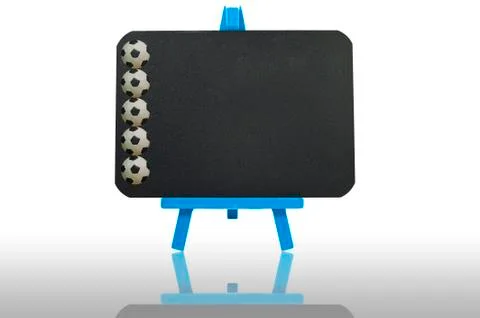 Blank blackboard on white background Stock Illustration