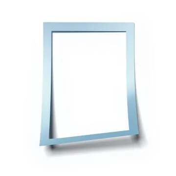 Blank blue frame Stockillustratie
