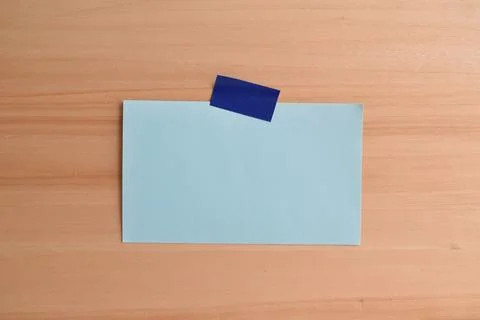 Blank blue note Stock Photos