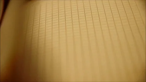Blank book being flipped Stock Footage 77862230