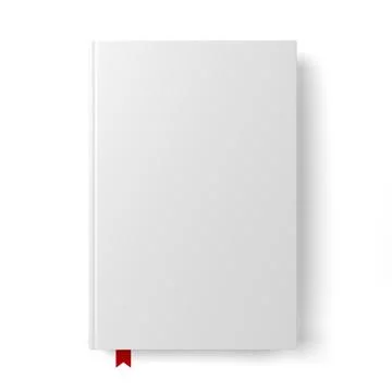 Blank book with a bookmark Stock Illustration