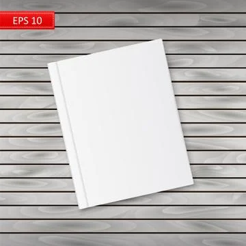 Blank book cover Stock Illustration