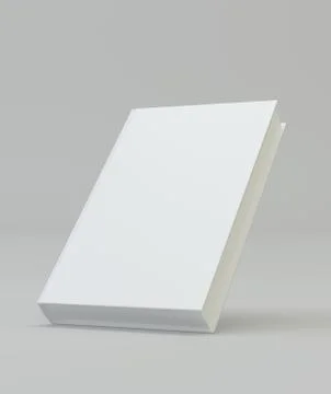 Blank book cover template Illustrazione stock
