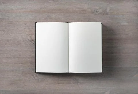 Blank book mock up Stock Photos