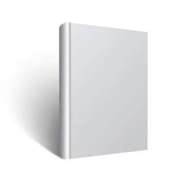 Blank book mockup Stockillustratie