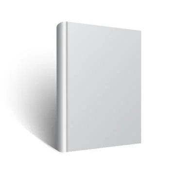 Blank book mockup vector eps Illustrazione stock