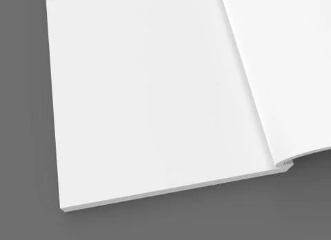 Blank book part design Stock Illustration