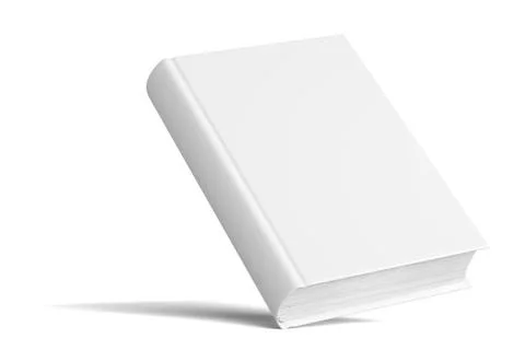 Blank Book With Shadows. Mock Up Template Stock Illustration