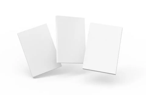 Blank book template Stock Photos