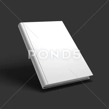 A Mockup of a Blank Paper Notebook Stock Illustration
