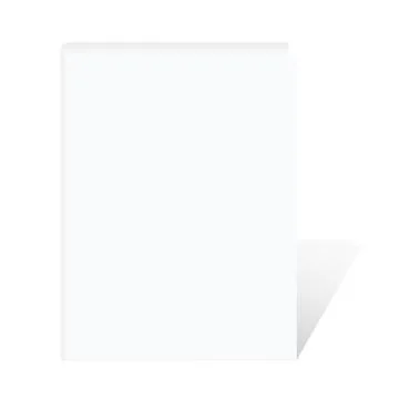 Blank book on white background Stock Illustration
