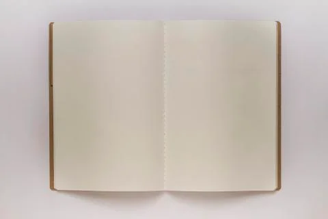 A blank book on white background stock photo Stock Photos
