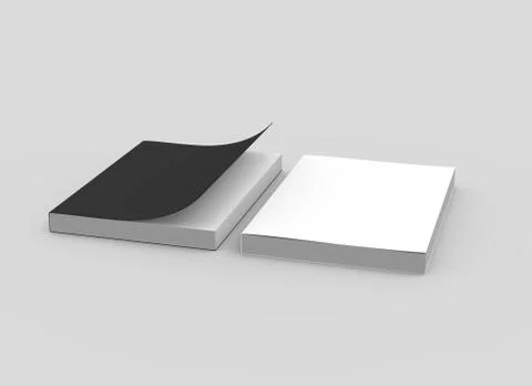 Blank books design Stock Illustration