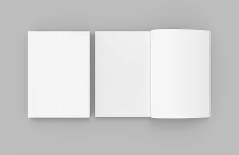 Blank books design Stock Illustration