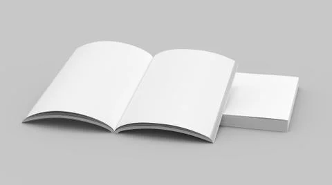 Blank books design Illustrazione stock